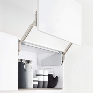 FREEslide high lift fitting silver grey, for 345 - 600 mm cabinet height / Kesseböhmer