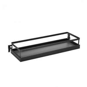 DISPENSA TANDEM Side hook-in shelf anthracite ARENA style for 600 mm cabinet width / Kesseböhmer