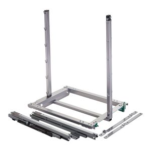 DISPENSA junior III pull-out frame silver grey for carcase width 300 and 400 mm / Kesseböhmer