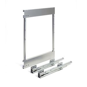 COMFORT II pull-out frame silver-grey, height 502-662 mm left or right / Kesseböhmer